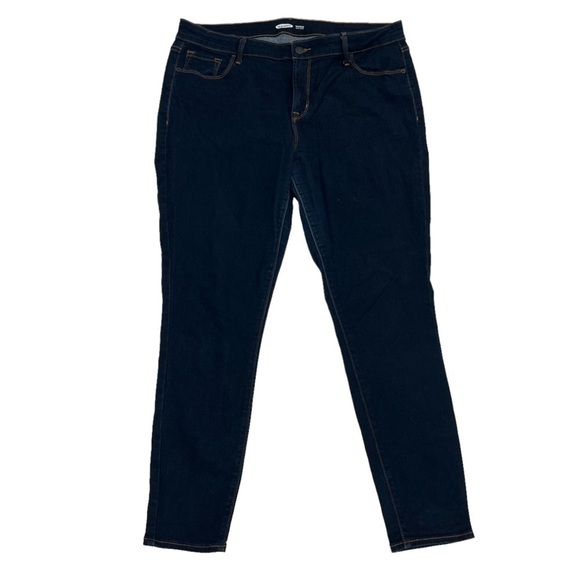 Old Navy Blue Rockstar Super Skinny Jeans Size 14 Women’s - Picture 1 of 6
